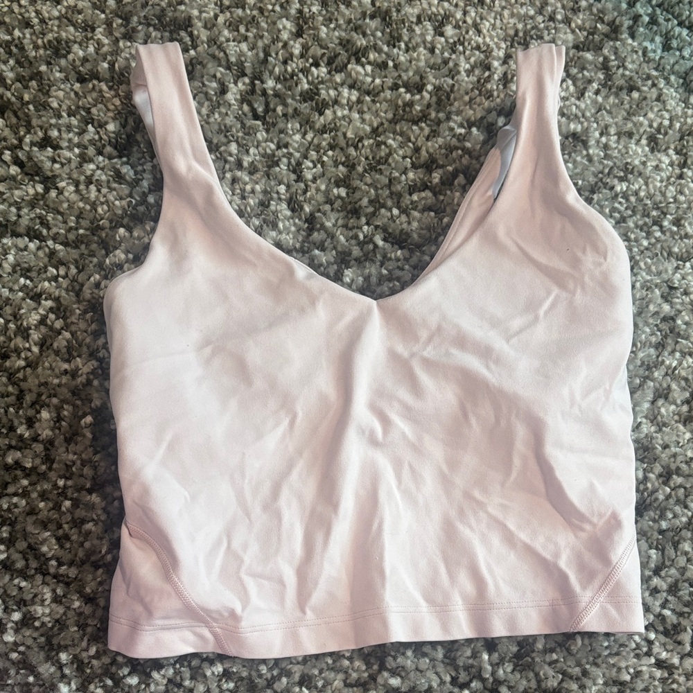 Lululemon size 2 Light Pink align tank top